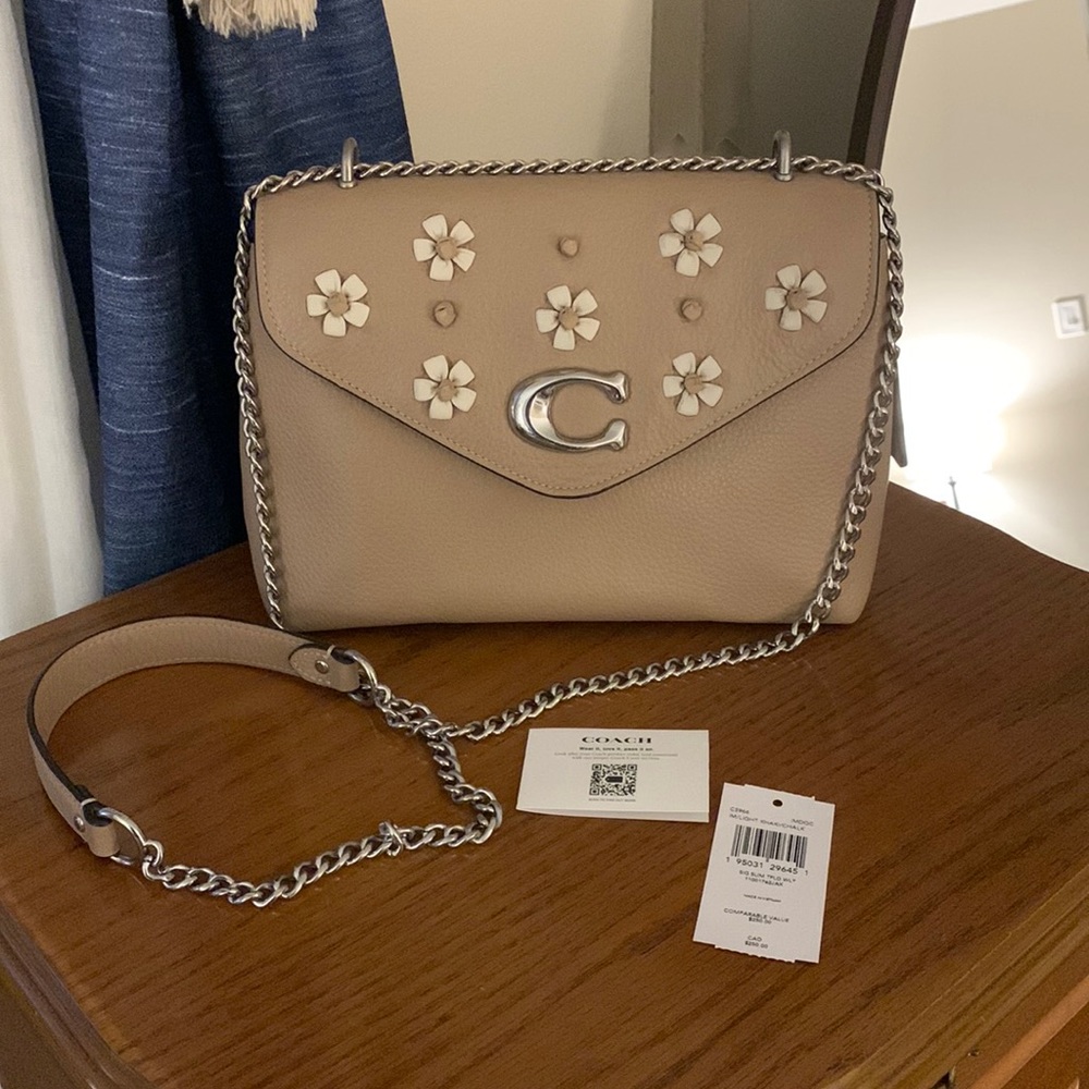 COACH Tammie Floral Whipstitch Bag